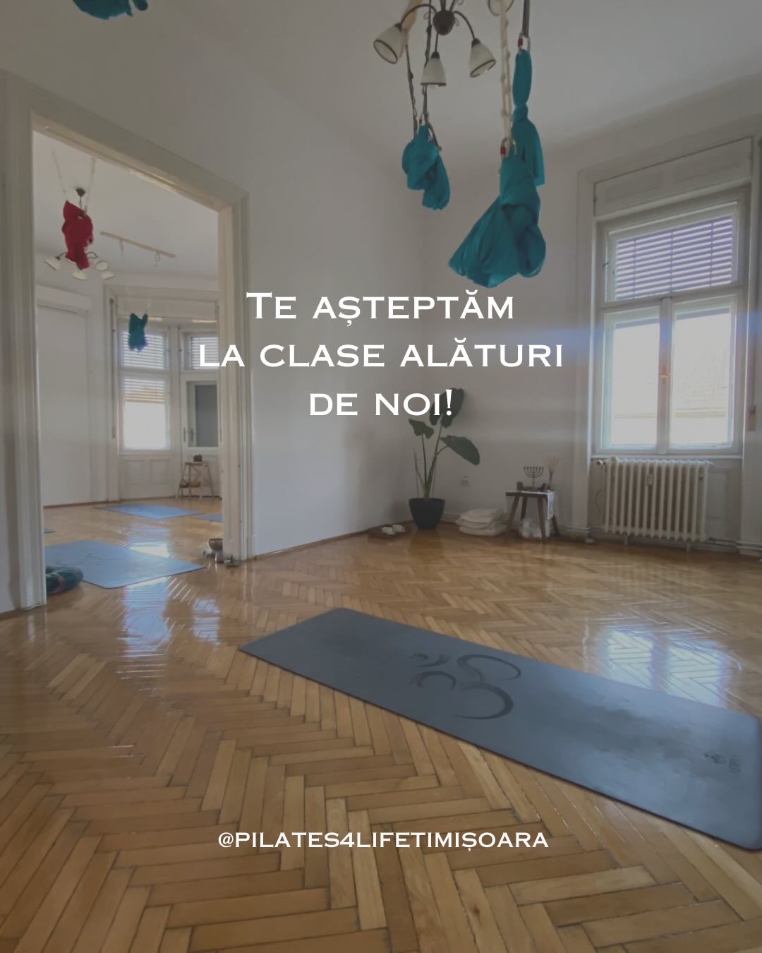 Te așteptăm la clase alături de noi — studioul Pilates4Life
